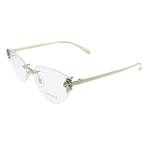 rimless versace eyeglasses|versace glasses price list.